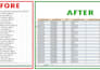 do excel data cleaning, formatting, merging, splitting and remove duplicates